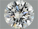 Natural Diamond 0.50 Carats, Round with Excellent Cut, F Color, SI1 Clarity and Certified by GIA