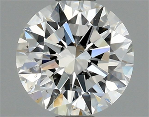 Picture of Natural Diamond 0.50 Carats, Round with Excellent Cut, F Color, SI1 Clarity and Certified by GIA