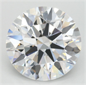 Lab Grown Diamond 3.57 Carats, Round with Ideal Cut, D Color, FL Clarity and Certified by IGI
