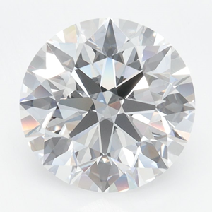 Picture of Lab Grown Diamond 4.01 Carats, Round with Ideal Cut, D Color, VVS2 Clarity and Certified by IGI