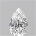 Natural Diamond 0.50 Carats, Pear with  Cut, D Color, VS1 Clarity and Certified by GIA