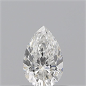 Natural Diamond 0.50 Carats, Pear with  Cut, F Color, VS2 Clarity and Certified by GIA