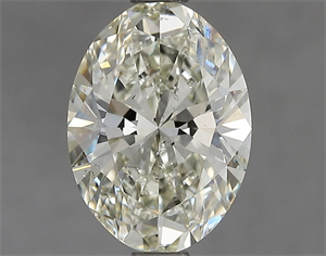 Foto Diamante Natural 1.70 quilates, Ovalado , Color K, claridad SI1 y certificado IGI de