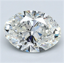 Diamante Natural 3.50 quilates, Ovalado , Color H, claridad SI2 y certificado GIA