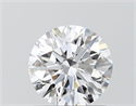 Lab Grown Diamond 1.02 Carats, Round with Ideal Cut, D Color, VVS2 Clarity and Certified by IGI
