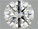 Del inventario de diamantes de laboratorio, 2.56 quilates, Redondo , Color G, claridad VVS2 y certificado IGI