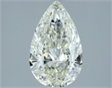 Natural Diamond 1.50 Carats, Pear with  Cut, J Color, VS1 Clarity and Certified by IGI