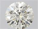 Natural Diamond 1.21 Carats, Round with Excellent Cut, J Color, VS2 Clarity and Certified by IGI