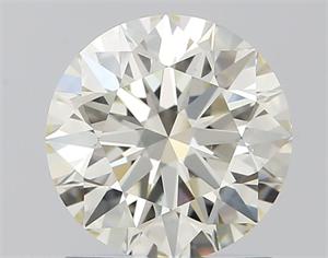 Picture of Natural Diamond 1.21 Carats, Round with Excellent Cut, J Color, VS2 Clarity and Certified by IGI