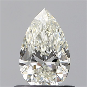 Foto Diamante Natural 0.51 quilates, De pera , Color J, claridad VVS2 y certificado GIA de