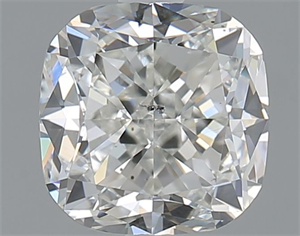 Foto Diamante Natural 1.50 quilates, Del cojín , Color H, claridad SI2 y certificado GIA de