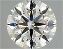Natural Diamond 0.50 Carats, Round with Excellent Cut, I Color, VS1 Clarity and Certified by GIA