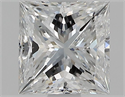 Natural Diamond 0.91 Carats, Princess with  Cut, E Color, VS1 Clarity and Certified by GIA