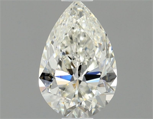 Picture of Natural Diamond 0.52 Carats, Pear with  Cut, H Color, VVS1 Clarity and Certified by GIA