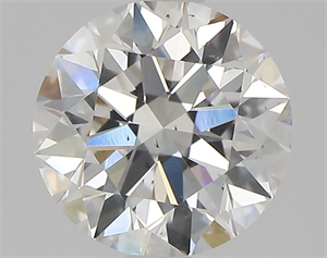 Picture of Natural Diamond 0.91 Carats, Round with Excellent Cut, H Color, SI1 Clarity and Certified by GIA