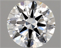 Natural Diamond 0.50 Carats, Round with Excellent Cut, H Color, VS1 Clarity and Certified by GIA