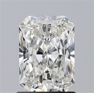 Picture of Natural Diamond 1.23 Carats, Radiant with  Cut, F Color, VS2 Clarity and Certified by GIA