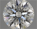 Diamante Natural 0.56 quilates, Redondo , Color I, claridad VVS2 y certificado GIA