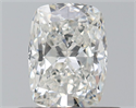 Natural Diamond 0.53 Carats, Cushion with  Cut, H Color, VVS1 Clarity and Certified by GIA