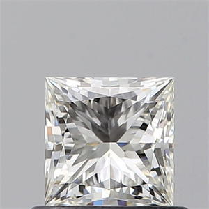 Picture of Natural Diamond 0.60 Carats, Princess with  Cut, I Color, VS2 Clarity and Certified by GIA