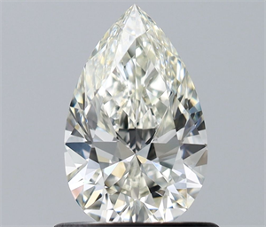 Picture of Natural Diamond 0.72 Carats, Pear with  Cut, H Color, VVS2 Clarity and Certified by IGI