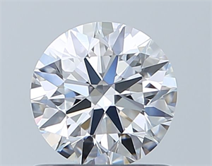 Picture of Natural Diamond 0.77 Carats, Round with Excellent Cut, D Color, IF Clarity and Certified by GIA
