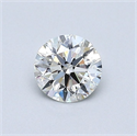 Diamante Natural 0.50 quilates, Redondo , Color H, claridad VVS1 y certificado GIA