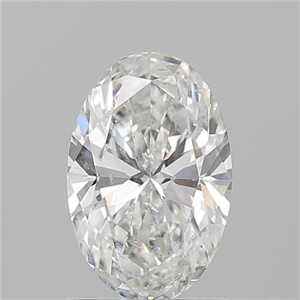 Picture of Natural Diamond 1.20 Carats, Oval with  Cut, G Color, SI2 Clarity and Certified by GIA