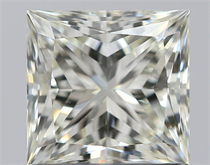 Foto Diamante Natural 0.90 quilates, Princesa , Color M, claridad VVS2 y certificado GIA de