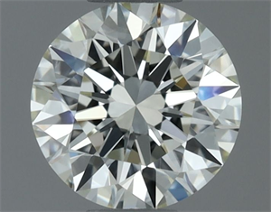 Picture of Natural Diamond 0.50 Carats, Round with Excellent Cut, J Color, VVS1 Clarity and Certified by IGI