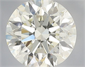 Natural Diamond 0.71 Carats, Round with Excellent Cut, J Color, VVS2 Clarity and Certified by IGI