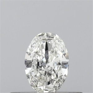 Picture of Natural Diamond 0.21 Carats, Oval with  Cut, H Color, SI2 Clarity and Certified by IGI