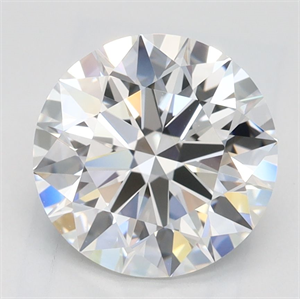 Picture of Lab Grown Diamond 2.17 Carats, Round with Ideal Cut, D Color, VVS1 Clarity and Certified by IGI