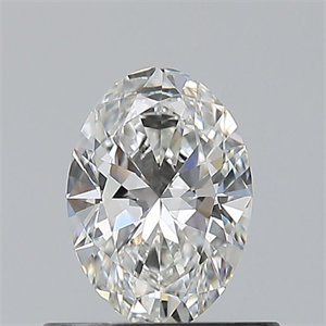 Picture of Natural Diamond 0.50 Carats, Oval with  Cut, F Color, IF Clarity and Certified by GIA