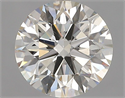 Natural Diamond 2.17 Carats, Round with Excellent Cut, I Color, SI1 Clarity and Certified by GIA