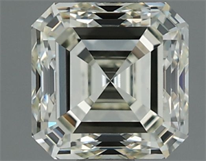 Picture of Natural Diamond 1.00 Carats, Asscher with  Cut, K Color, VVS1 Clarity and Certified by IGI