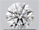 Diamante Natural 0.44 quilates, Redondo , Color E, claridad VVS2 y certificado GIA
