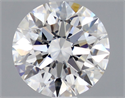 Diamante Natural 1.28 quilates, Redondo , Color D, claridad FL y certificado GIA