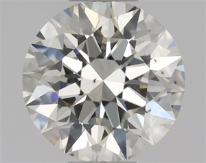 Picture of Natural Diamond 0.40 Carats, Round with Excellent Cut, J Color, SI1 Clarity and Certified by GIA