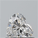 Natural Diamond 0.42 Carats, Heart with  Cut, E Color, VS1 Clarity and Certified by GIA