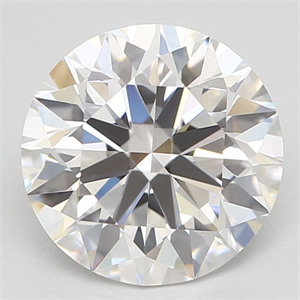 Picture of Natural Diamond 1.31 Carats, Round with Excellent Cut, F Color, VVS1 Clarity and Certified by GIA