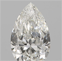 Natural Diamond 0.30 Carats, Pear with  Cut, J Color, I1 Clarity and Certified by GIA