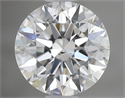 Natural Diamond 0.90 Carats, Round with Excellent Cut, E Color, SI2 Clarity and Certified by GIA