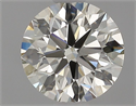 Lab Grown Diamond 0.72 Carats, Round with Ideal Cut, H Color, VVS2 Clarity and Certified by IGI