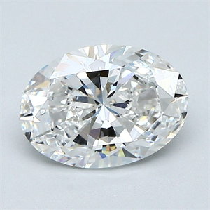 Picture of Natural Diamond 1.20 Carats, Oval with  Cut, E Color, VS1 Clarity and Certified by GIA