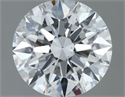 Natural Diamond 0.70 Carats, Round with Excellent Cut, E Color, SI1 Clarity and Certified by GIA