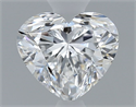 Natural Diamond 0.40 Carats, Heart with  Cut, E Color, VS1 Clarity and Certified by GIA