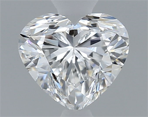 Picture of Natural Diamond 0.40 Carats, Heart with  Cut, E Color, VS1 Clarity and Certified by GIA