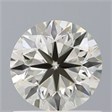 Natural Diamond 0.70 Carats, Round with Very Good Cut, L Color, VVS1 Clarity and Certified by GIA