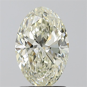 Picture of Natural Diamond 1.51 Carats, Oval with  Cut, J Color, VS2 Clarity and Certified by IGI